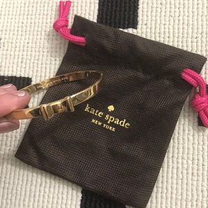 Kate Spade Gold Bangle with Bow